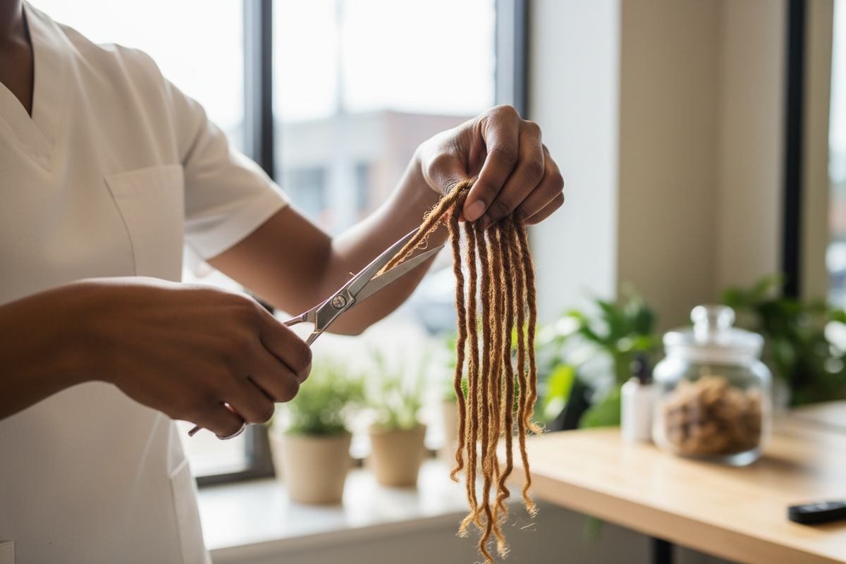 Trimming Locs and Natural Hair